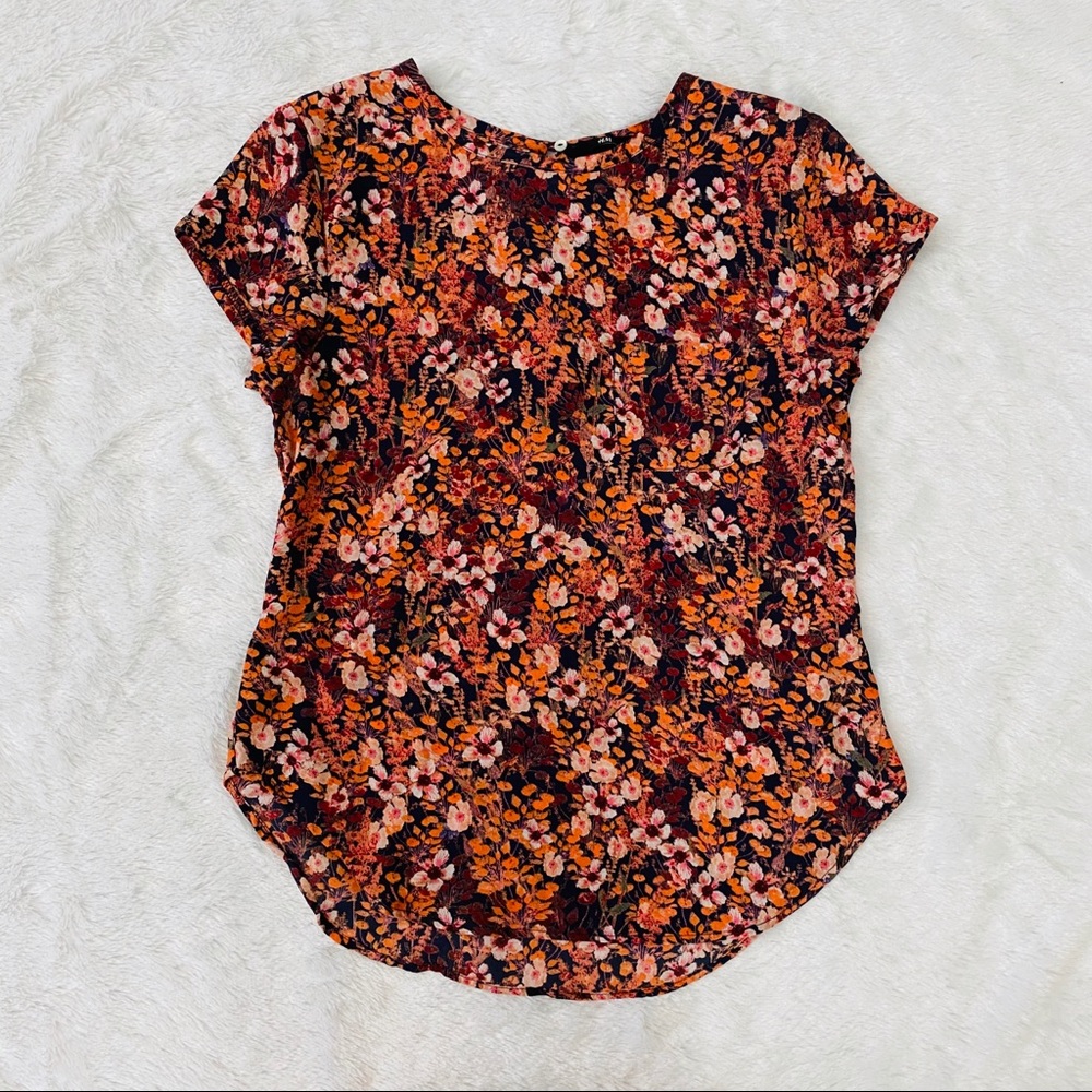 H&M floral blouse.
